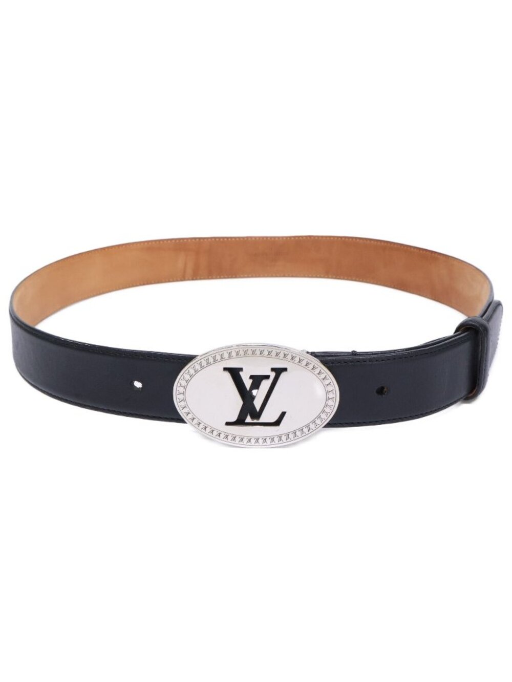 Louis Vuitton LV Logo Buckle Ceinture Oval 80/32 Belt